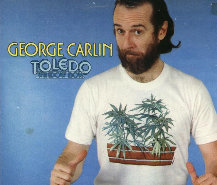 Vintage Standup Comedy Carlin Toledo Window Box 1974